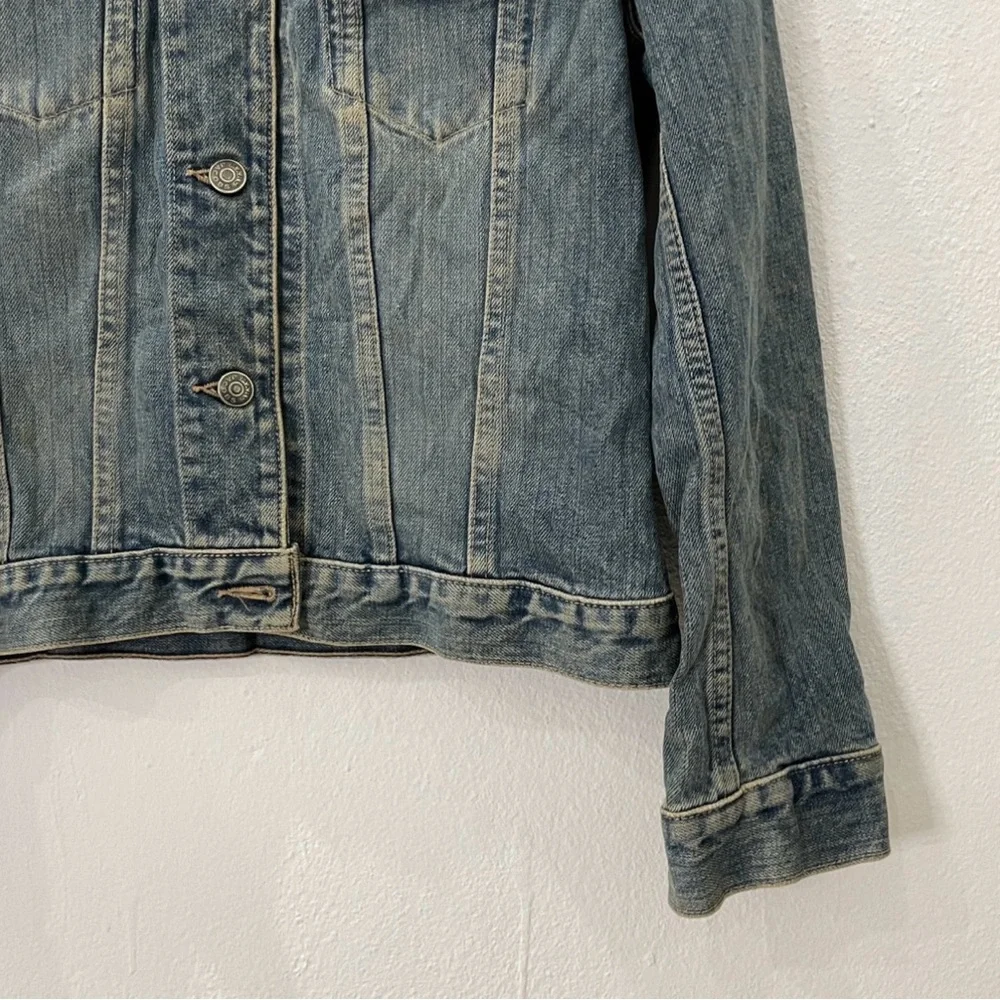 Vintage 90s Marc Jacobs Denim Jean Jacket M - Picture 5 of 10